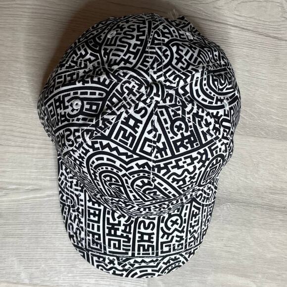 Coach Disney Mickey Mouse X Keith Haring Baseball Hat Black/White - Picture 7 of 9